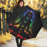 Seven Chakras Aura Print Foldable Umbrella