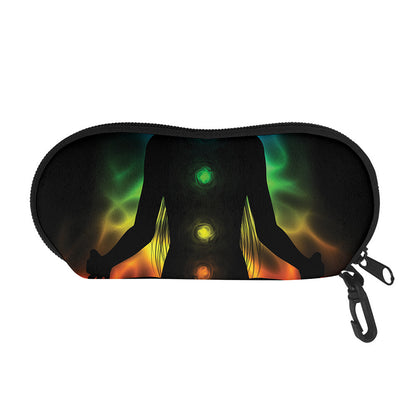 Seven Chakras Aura Print Glasses Case