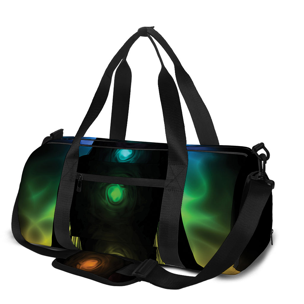 Seven Chakras Aura Print Gym Bag