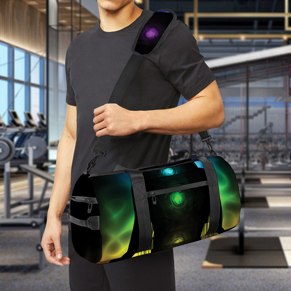 Seven Chakras Aura Print Gym Bag