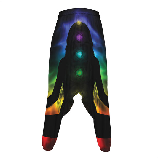 Seven Chakras Aura Print Hammer Pants