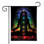 Seven Chakras Aura Print House Flag