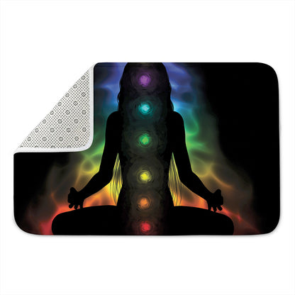 Seven Chakras Aura Print Indoor Door Mat