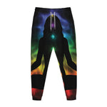 Seven Chakras Aura Print Jogger Pants