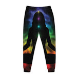 Seven Chakras Aura Print Jogger Pants