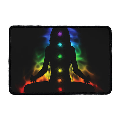 Seven Chakras Aura Print Kitchen Mat