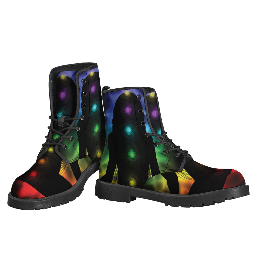 Seven Chakras Aura Print Backpack