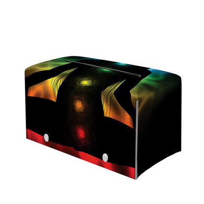 Seven Chakras Aura Print Leather Tissue Box Cover