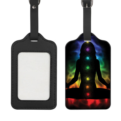 Seven Chakras Aura Print Luggage Tag