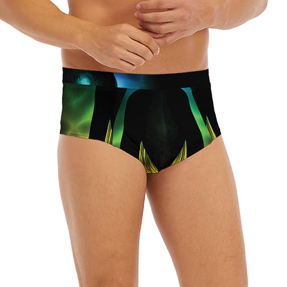 Seven Chakras Aura Print Men's Briefs