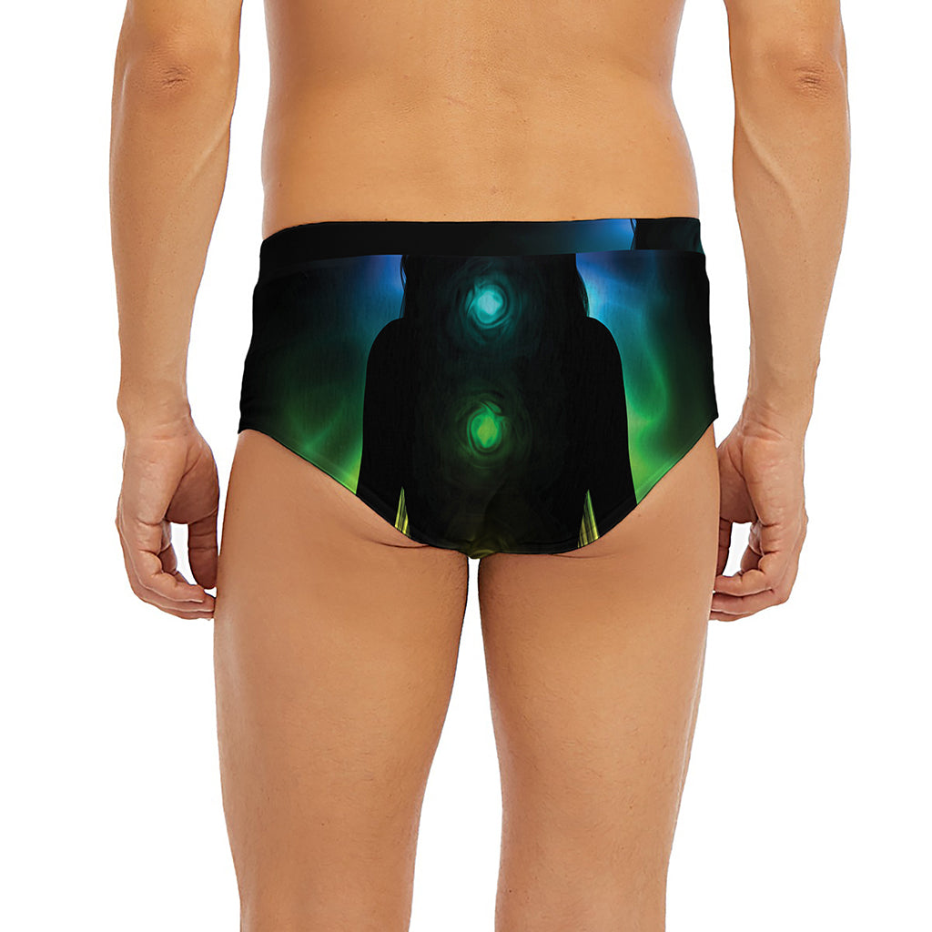 Seven Chakras Aura Print Men's Briefs