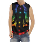 Seven Chakras Aura Print Men's Fitness Tank Top