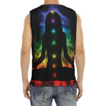 Seven Chakras Aura Print Men's Fitness Tank Top