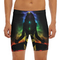 Seven Chakras Aura Print Men's Long Boxer Briefs