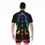 Seven Chakras Aura Print Men's Rompers