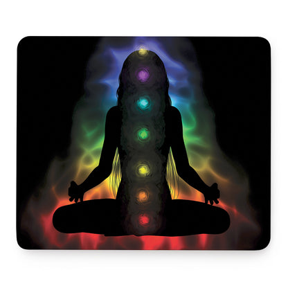 Seven Chakras Aura Print Mouse Pad