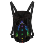 Seven Chakras Aura Print Pet Carrier Backpack