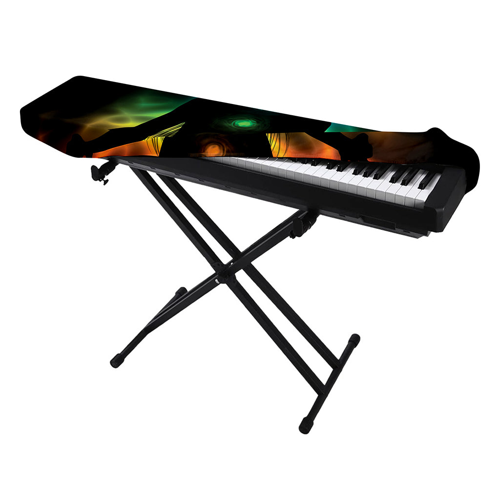 Seven Chakras Aura Print Piano Keyboard Cover