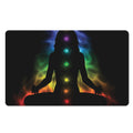 Seven Chakras Aura Print Polyester Doormat