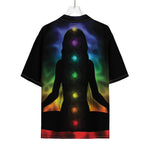 Seven Chakras Aura Print Rayon Hawaiian Shirt