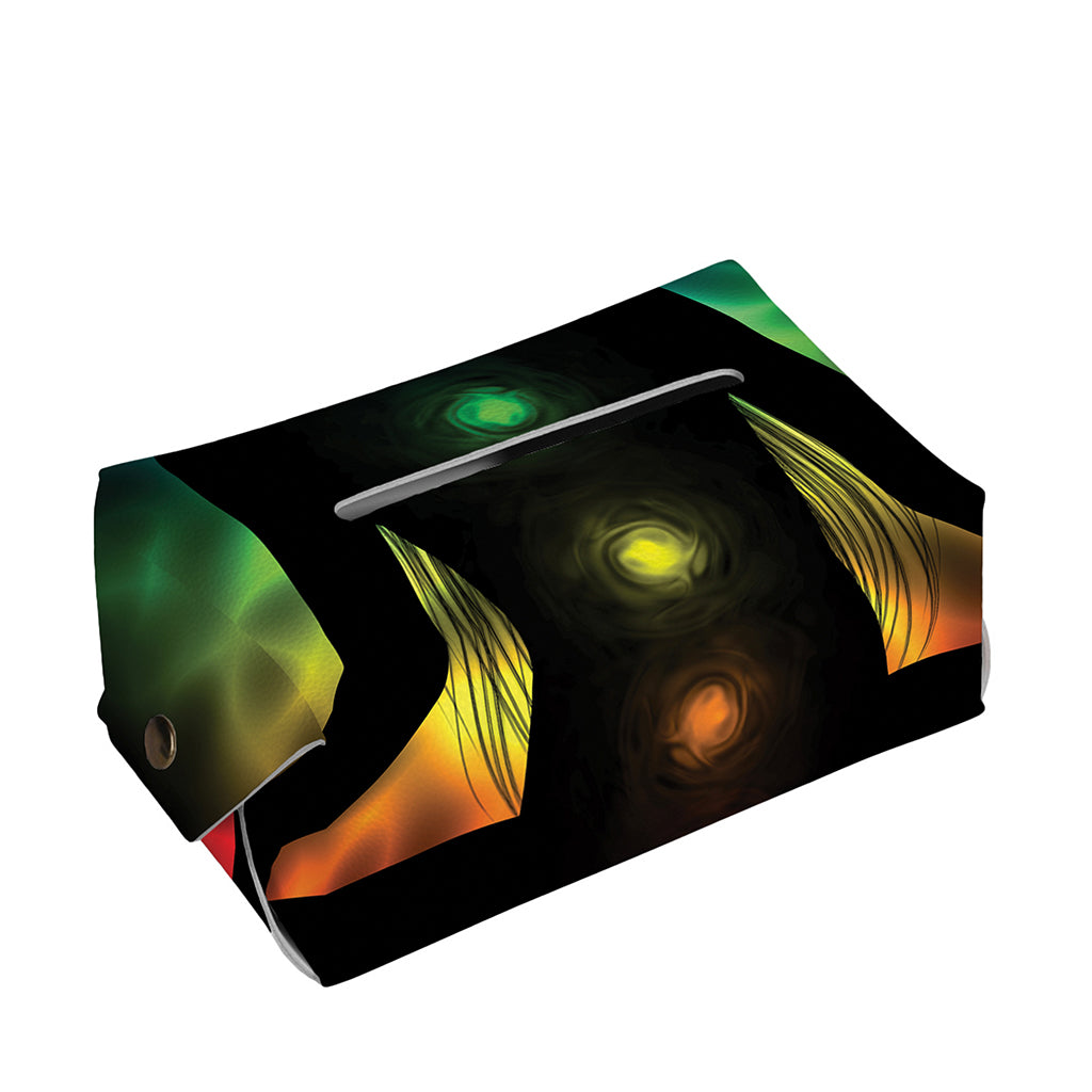 Seven Chakras Aura Print Rectangle Tissue Box Cover