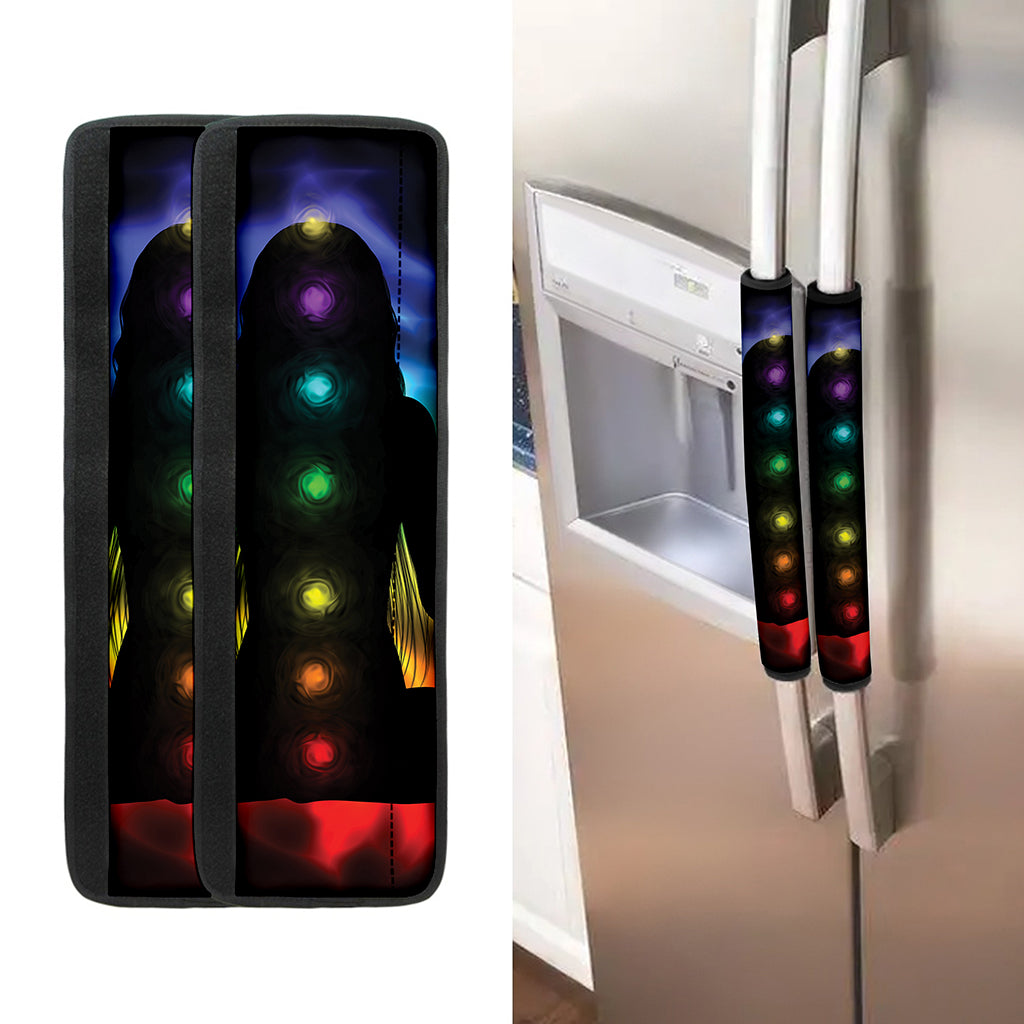 Seven Chakras Aura Print Refrigerator Handle Covers