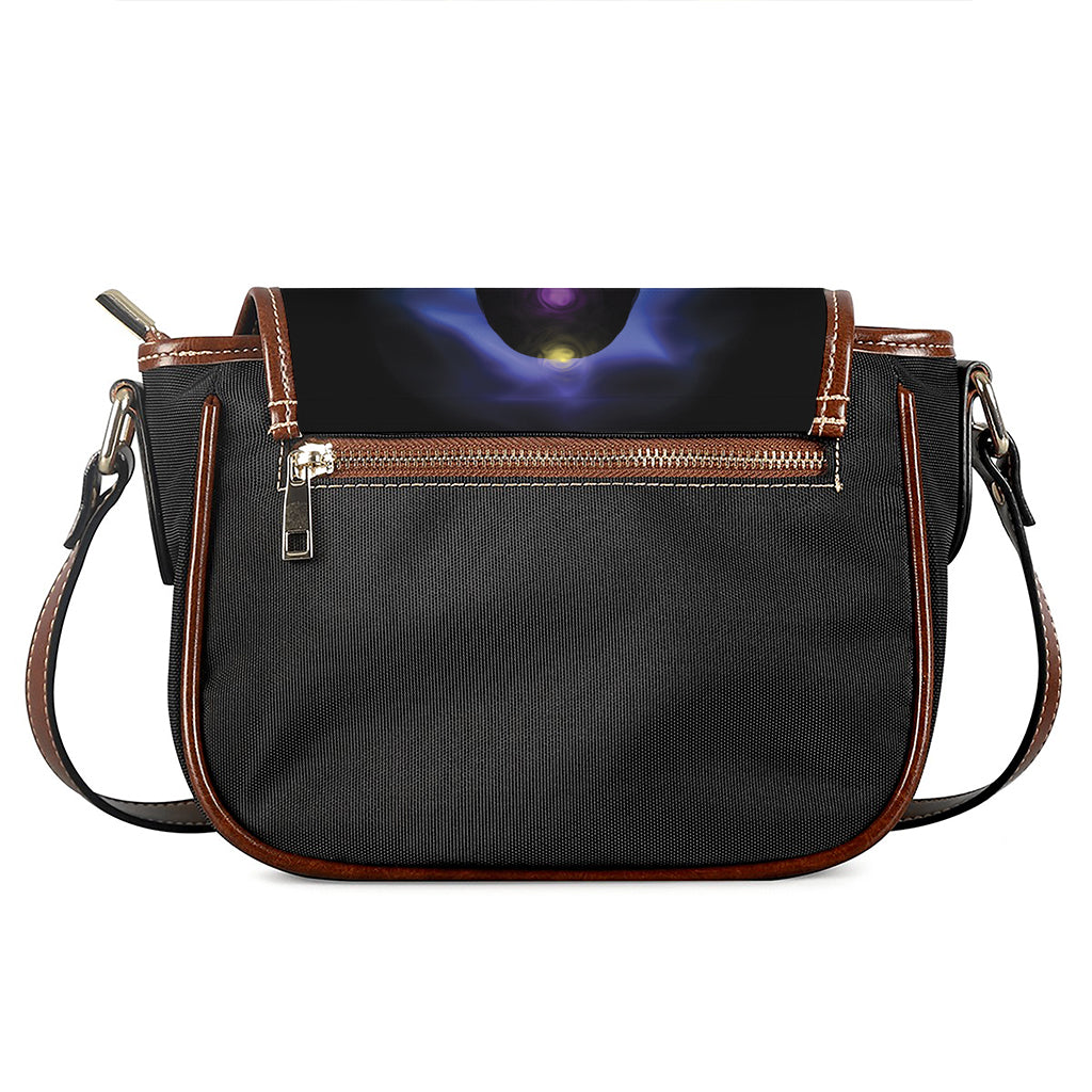Seven Chakras Aura Print Saddle Bag
