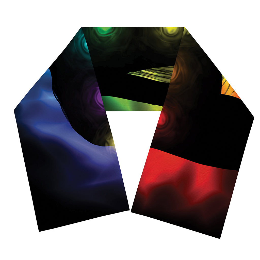 Seven Chakras Aura Print Scarf