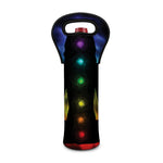 Seven Chakras Aura Print Single Neoprene Wine Tote