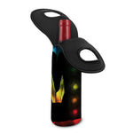 Seven Chakras Aura Print Single Neoprene Wine Tote