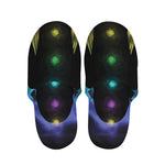 Seven Chakras Aura Print Slippers