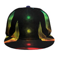 Seven Chakras Aura Print Snapback Cap