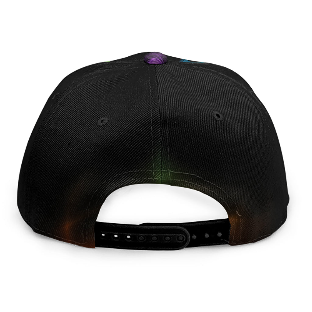 Seven Chakras Aura Print Snapback Cap