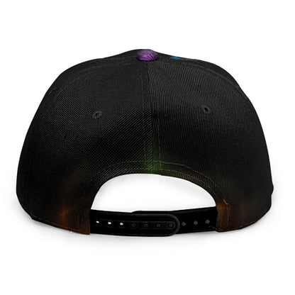Seven Chakras Aura Print Snapback Cap