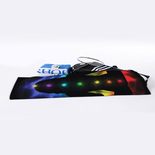 Seven Chakras Aura Print Sports Towel