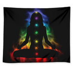 Seven Chakras Aura Print Tapestry