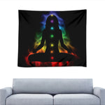 Seven Chakras Aura Print Tapestry