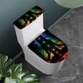 Seven Chakras Aura Print Toilet Lid And Tank Cover Set