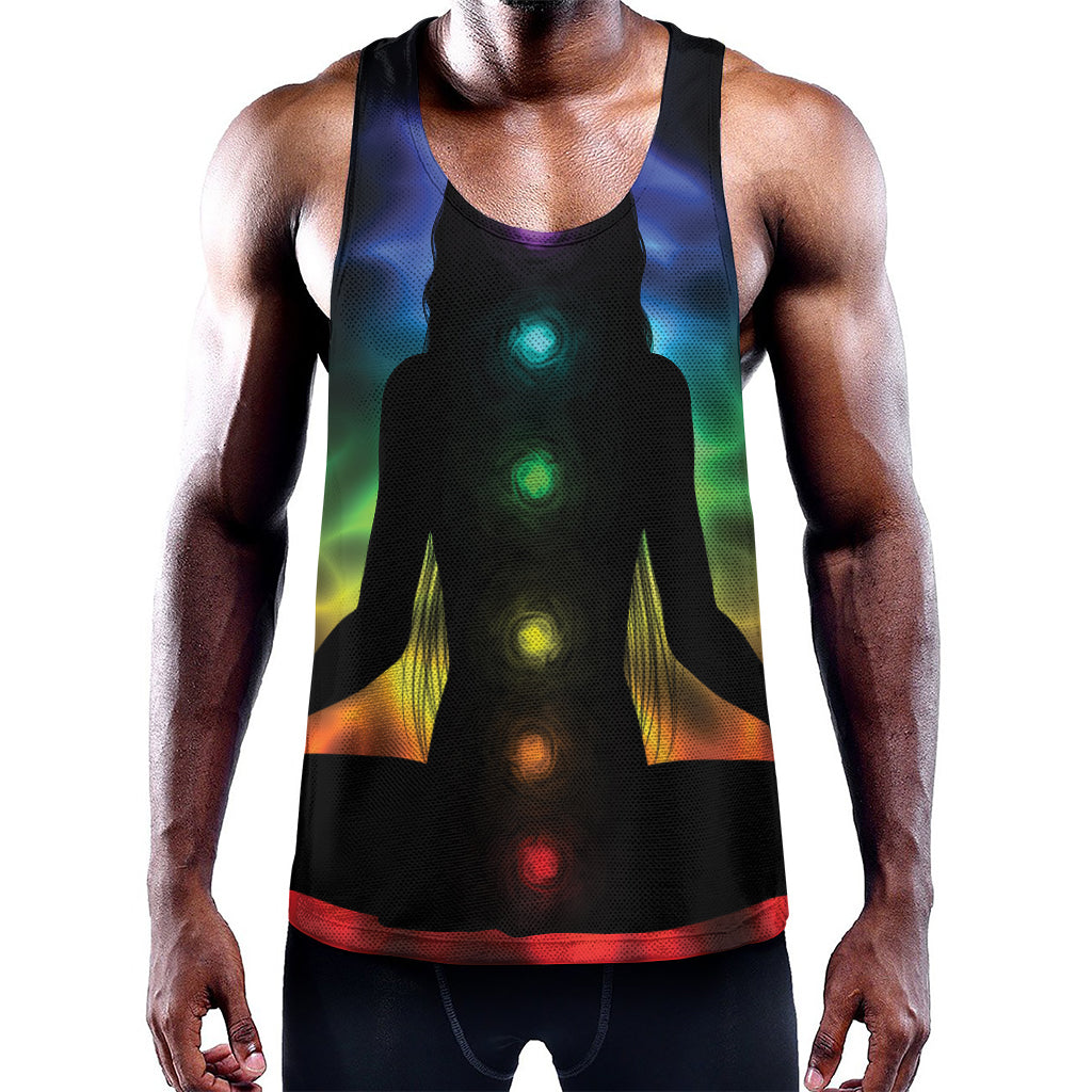 Seven Chakras Aura Print Training Tank Top