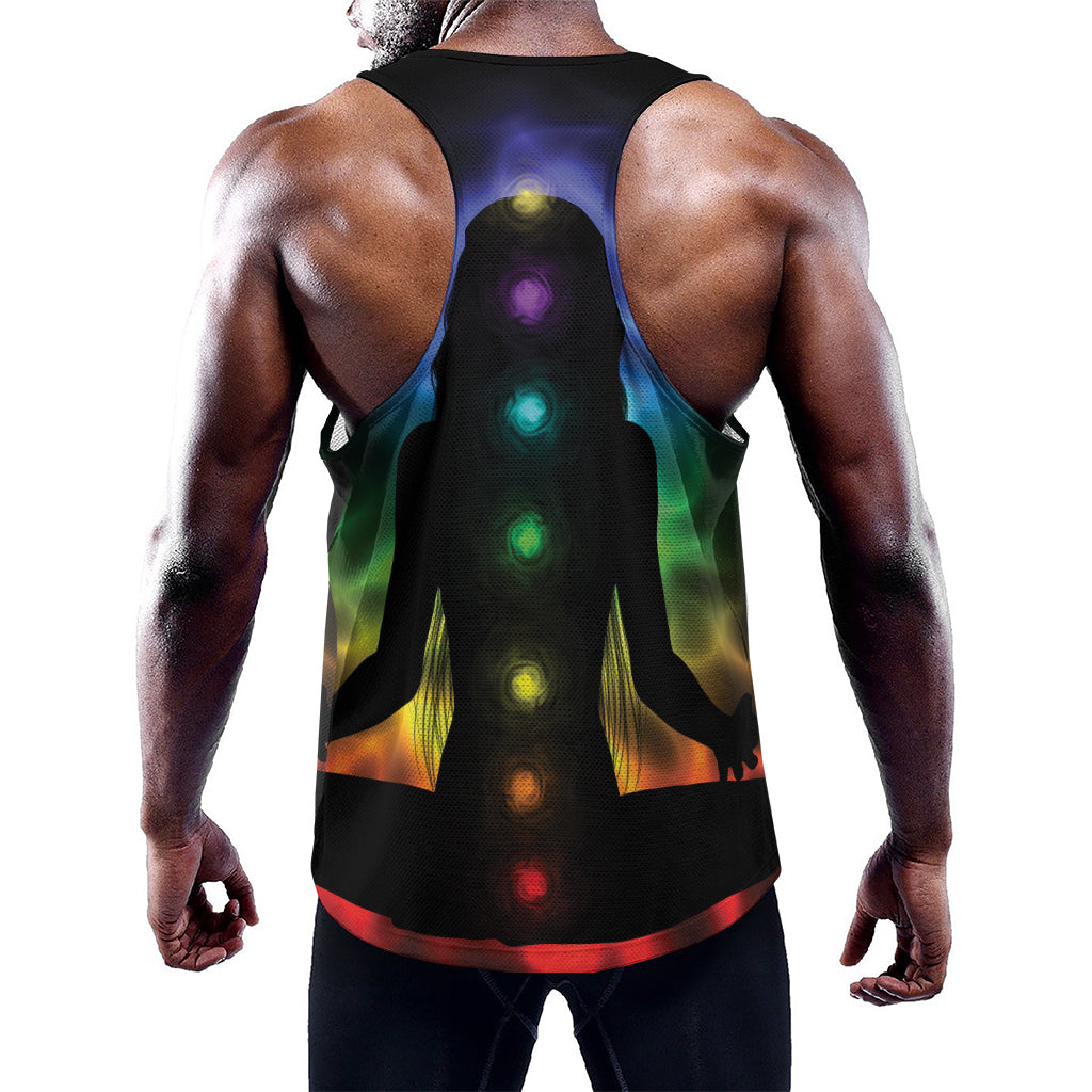Seven Chakras Aura Print Training Tank Top