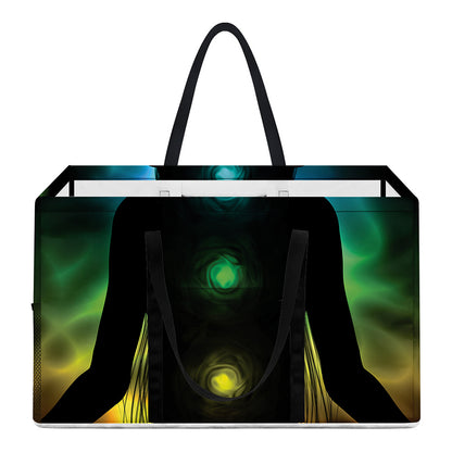 Seven Chakras Aura Print Utility Tote Bag