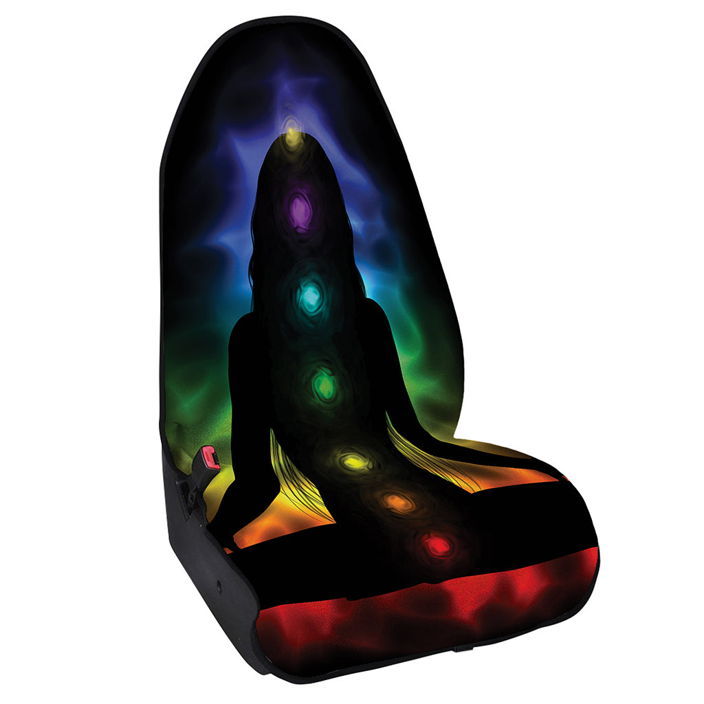 Seven Chakras Aura Print Waterproof Car Seat Cover