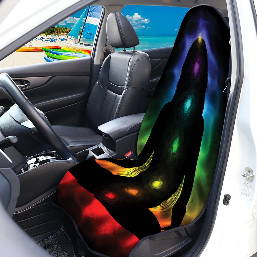 Seven Chakras Aura Print Waterproof Car Seat Cover