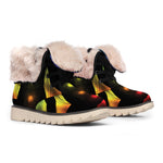 Seven Chakras Aura Print Winter Boots