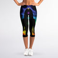 Seven Chakras Aura Print Women's Capri Leggings