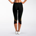 Seven Chakras Aura Print Women's Capri Leggings