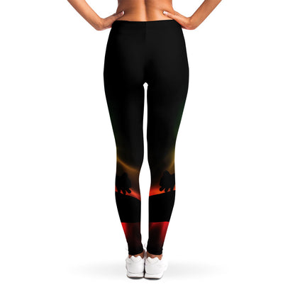 Seven Chakras Aura Print Women's Leggings
