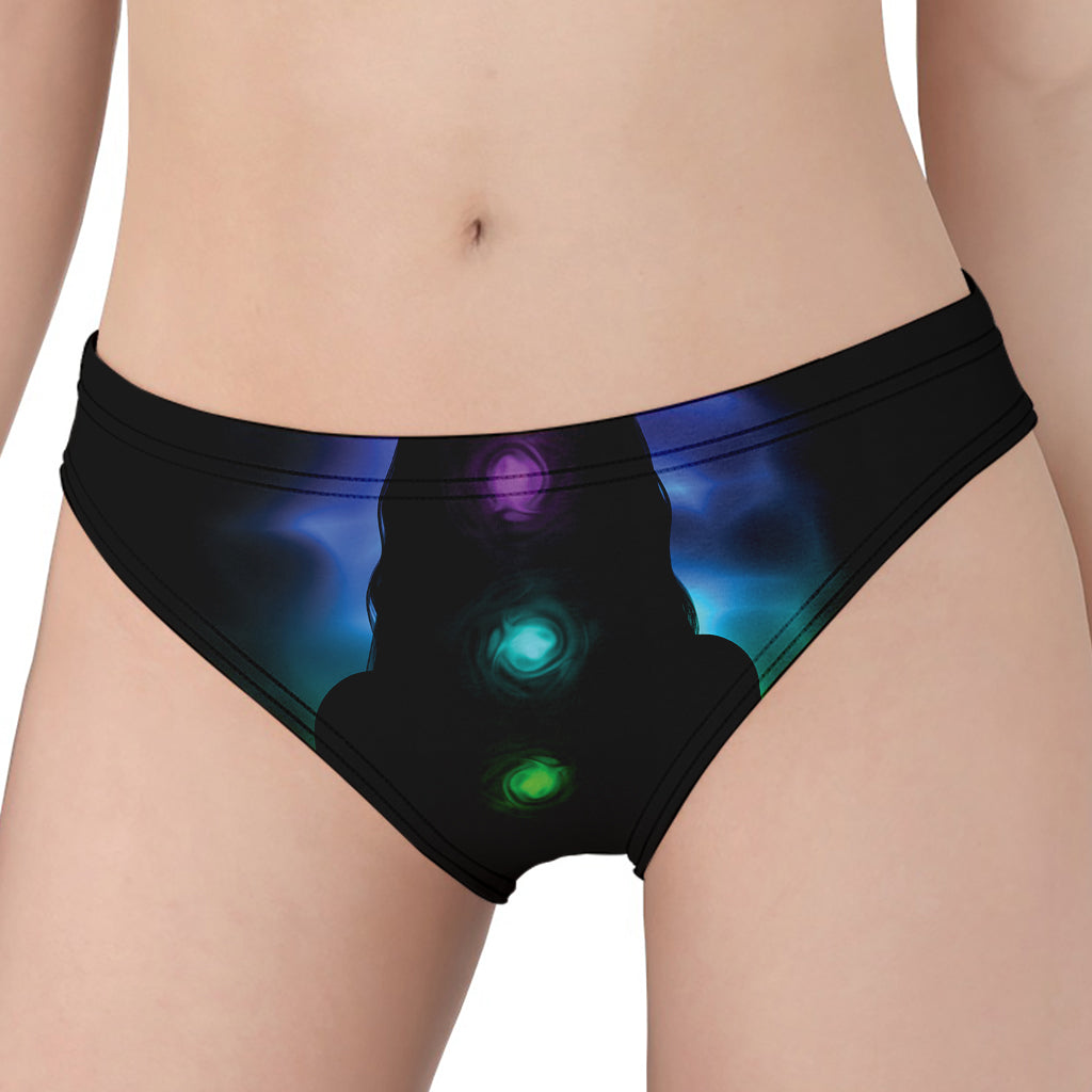 Seven Chakras Aura Print Women's Panties