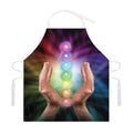 Seven Chakras Energy Print Adjustable Apron