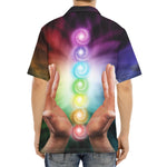 Seven Chakras Energy Print Aloha Shirt
